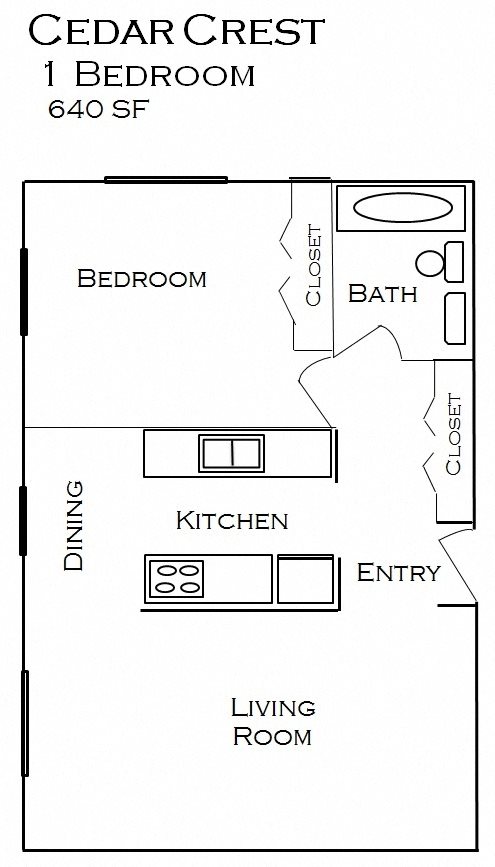 Cedar Crest Floor Plan Cedar Crest in Bloomington